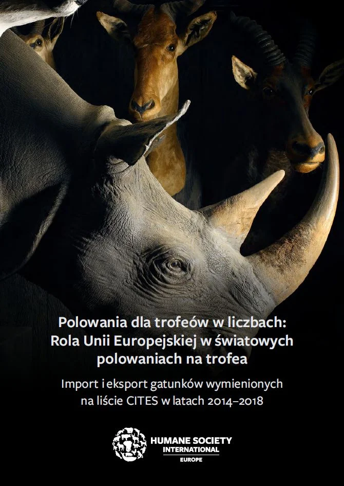 Organizacja HSI/Europe opublikowała raport dotyczący importu trofeów łowieckich do UE.