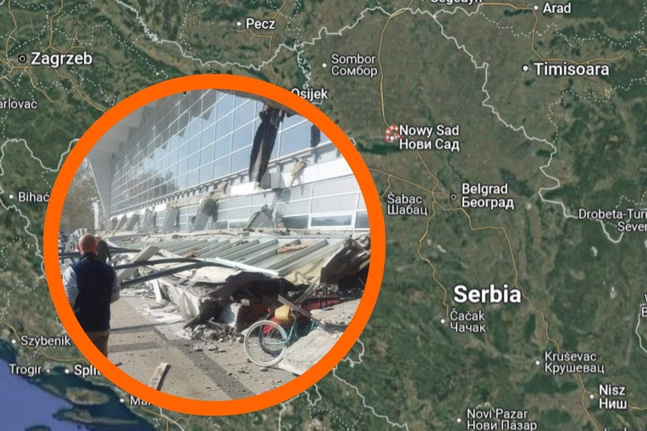 Tragedia w Serbii. Na ludzi spadł dach dworca