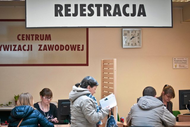 Rejestracja bezrobotnych w Powiatowym Urzędzie Pracy w Bydgoszczy