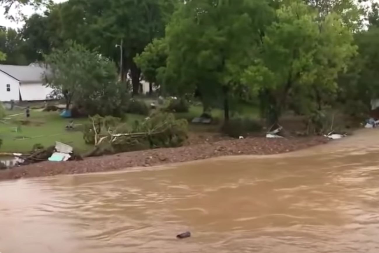 Ogromne powodzie w USA.