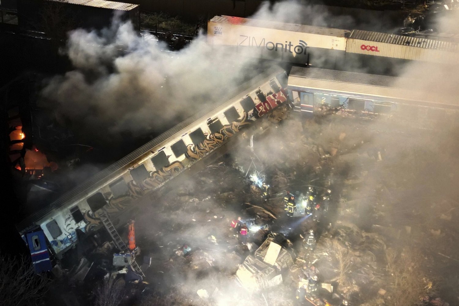 We wtorek w Grecji doszło do katastrofy kolejowej.