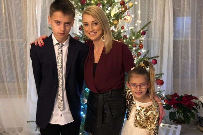 Justyna Żyła przygotowała urodzinowy tort dla byłego męża.