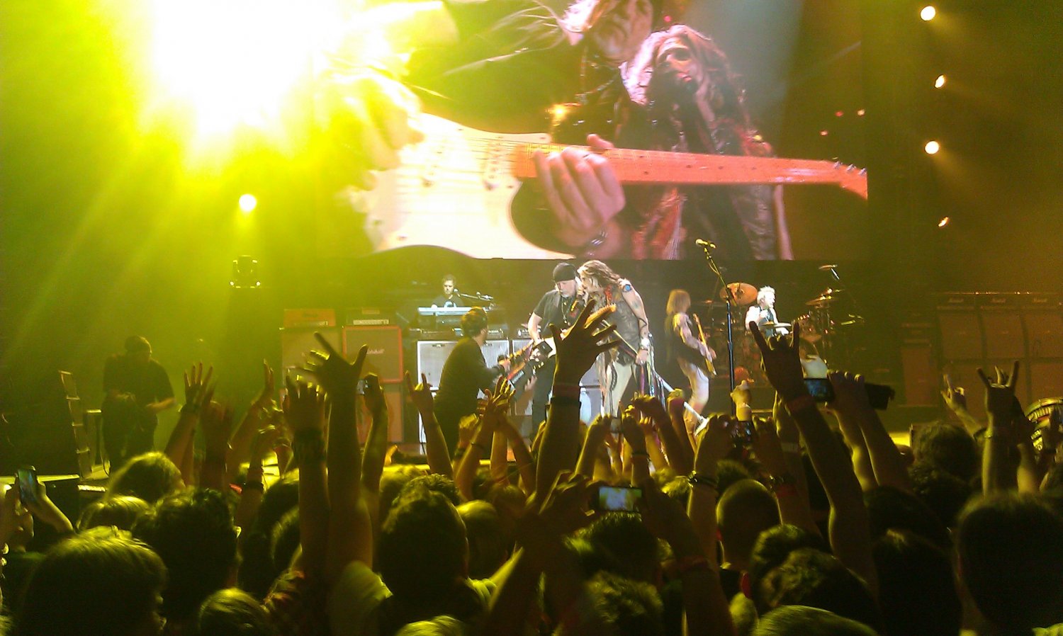 Koncert Aerosmith na Impact Festival w Łodzi.