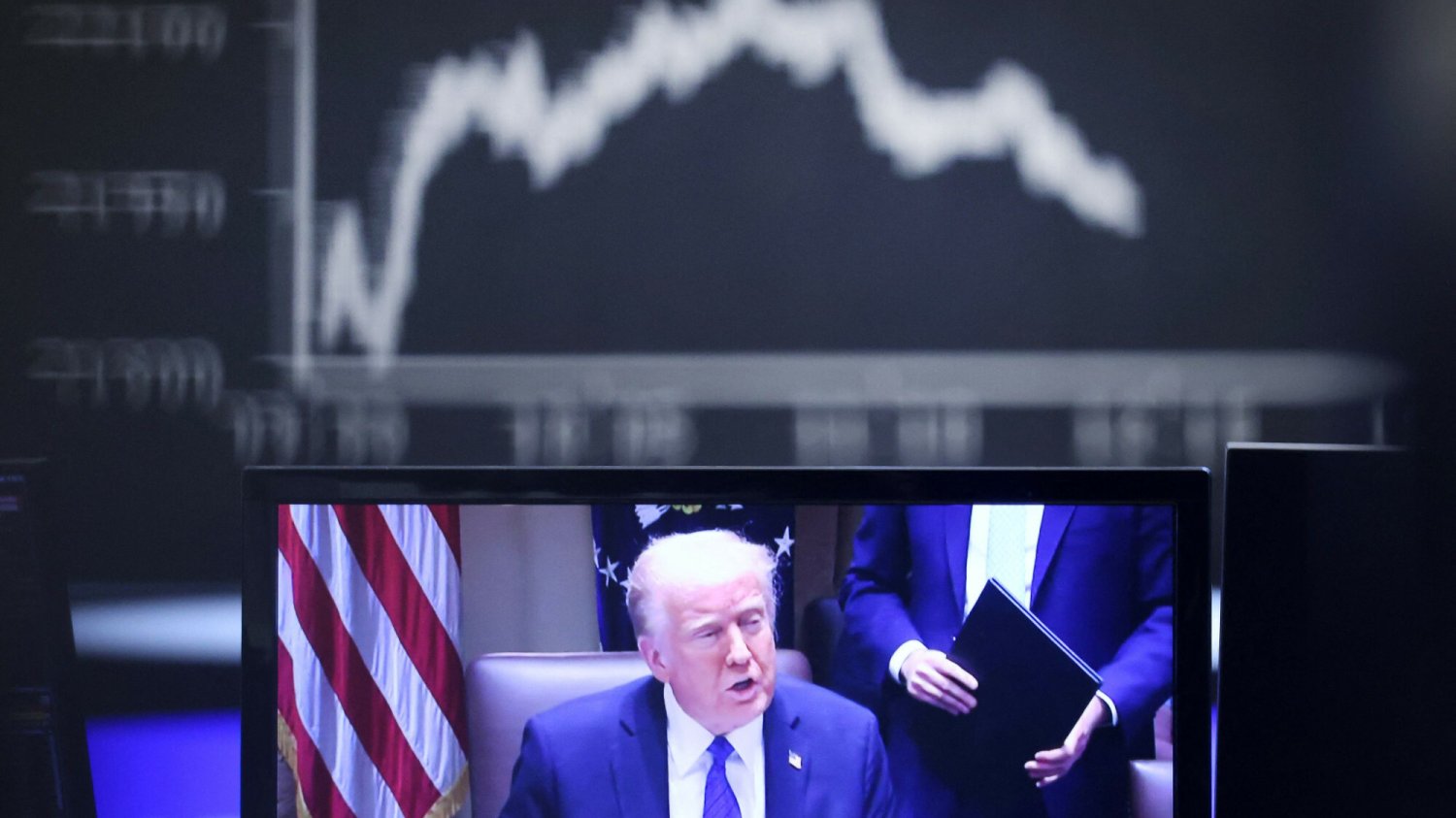 Niemiecka DAX ostro w dół po ogłoszeniu ceł Trumpa.