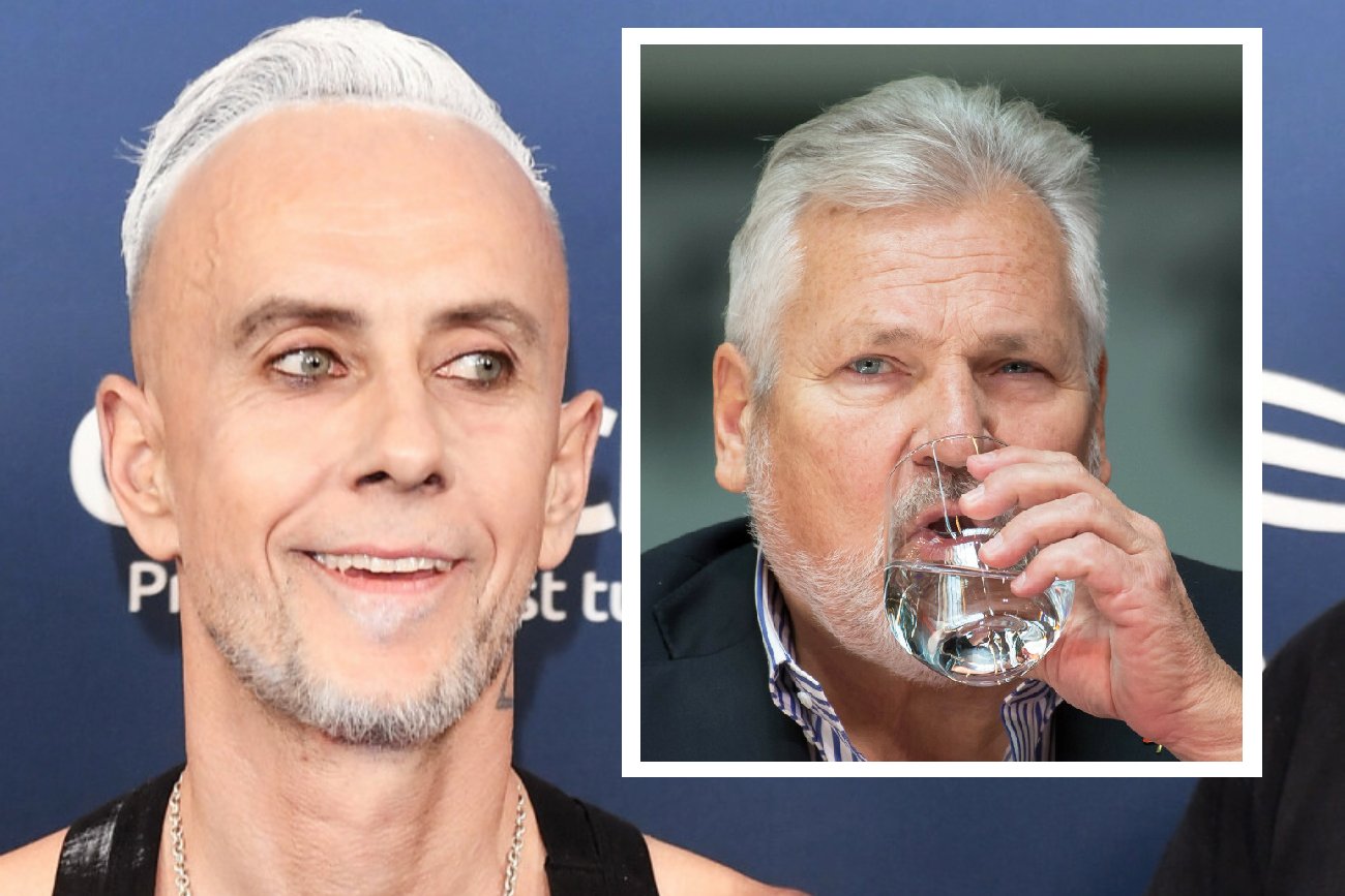 Kwaśniewski odwiedził salon Nergala. Muzyk zdradził... czego się napił