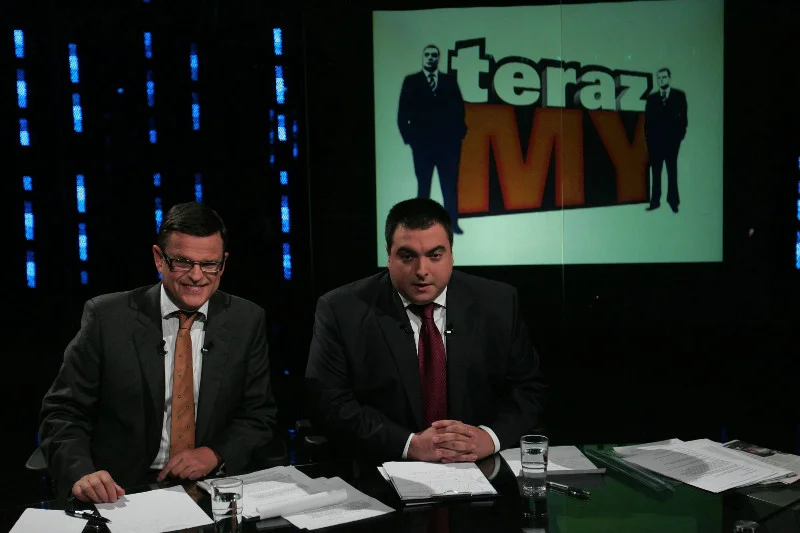 Rok 2006, program "Teraz MY" tydzień po ujawnieniu "afery taśmowej".