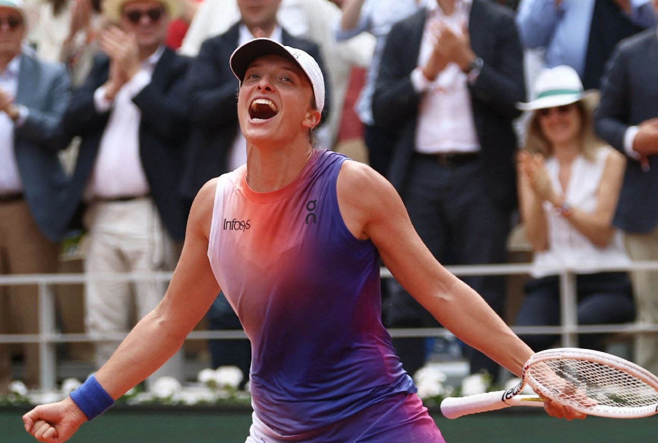 Iga Świątek w Finale Rolland Garros. Tak ograła Jasmine Paolini.