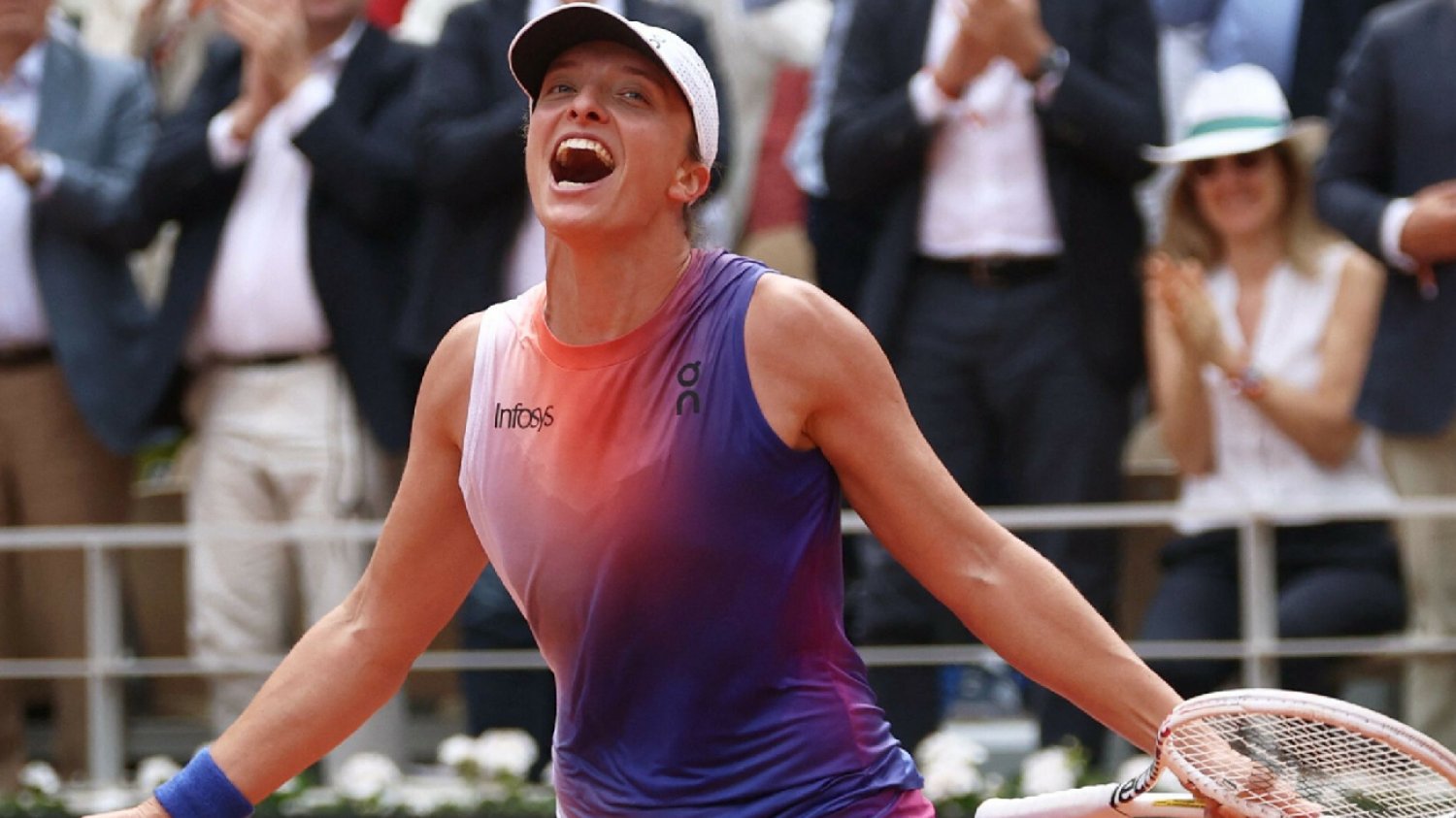 Iga Świątek w Finale Rolland Garros. Tak ograła Jasmine Paolini.