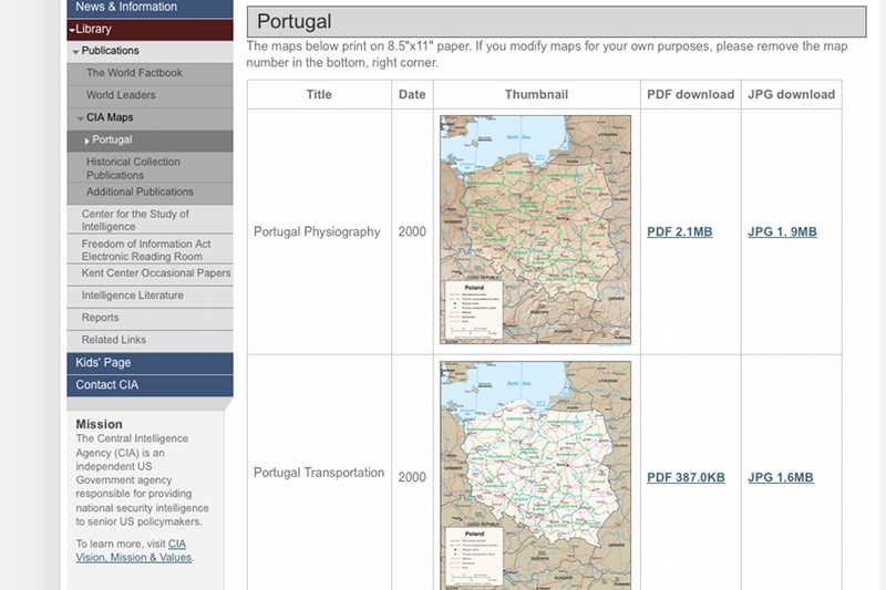 Portugalia według CIA jest łudząco podobna do Polski.