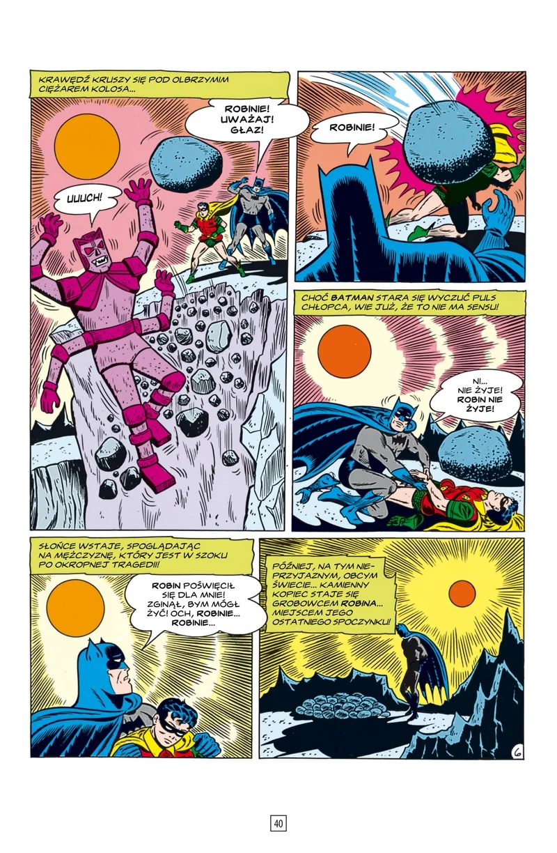 kadr z albumu "Batman: Najlepsze opowieści"