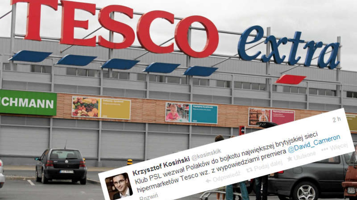 PSL nawołuje do bojkotu Tesco z powodu słów Davida Camerona o zasiłkach dla Polaków