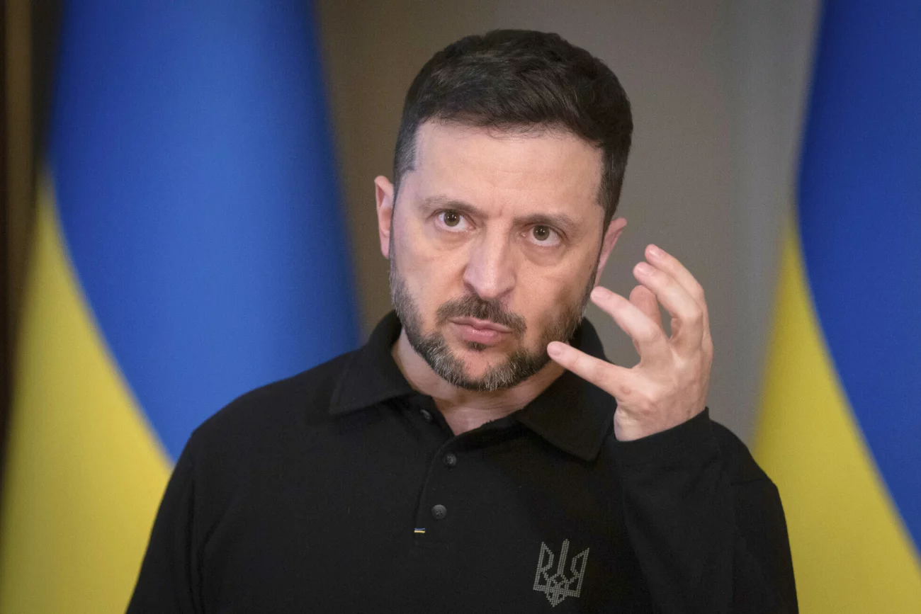 Prezydent Ukrainy Wołodymyr Zełenski o rozejmie wielkanocnym z Ukrainą.