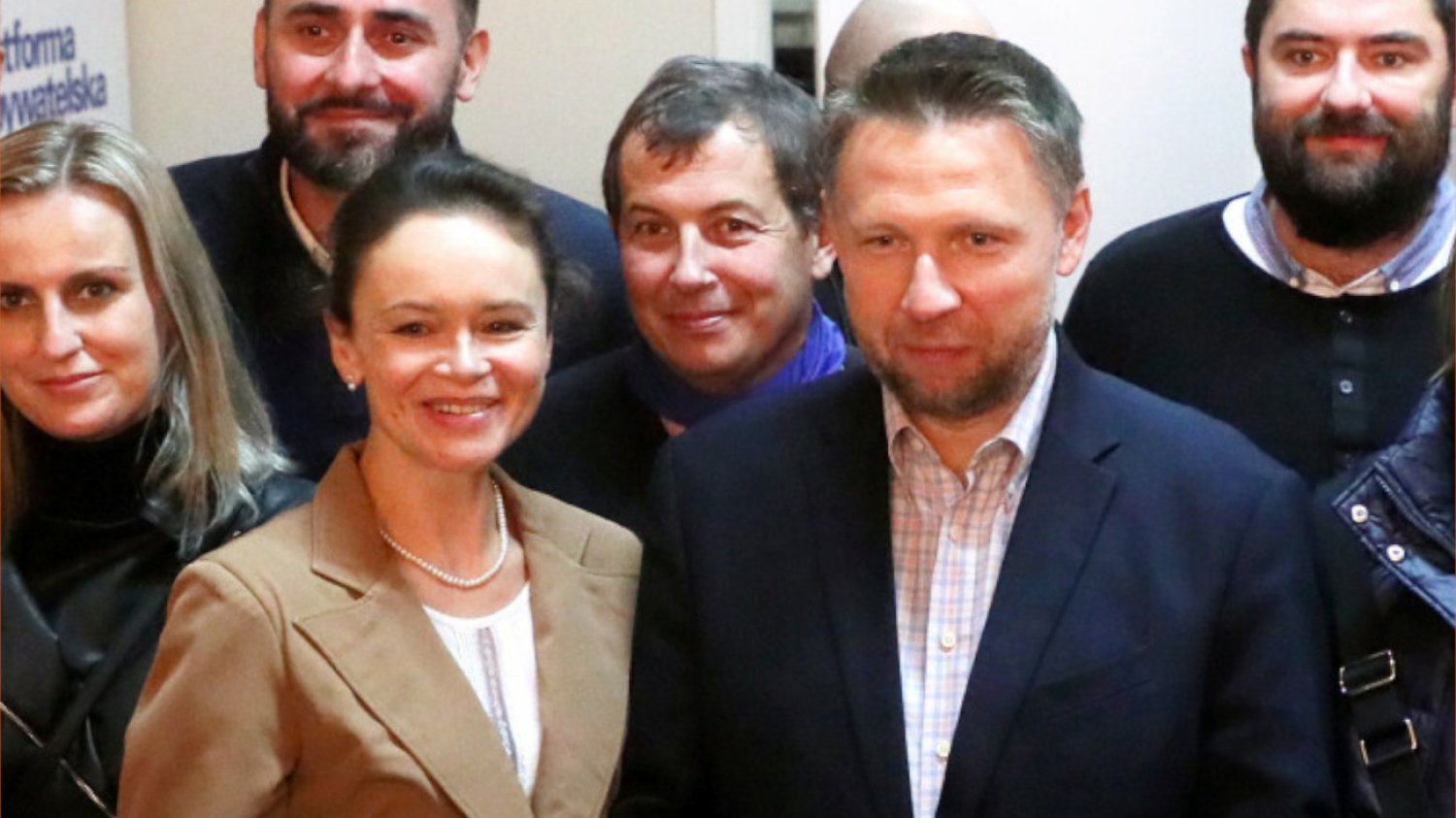 Marcin Kierwiński z żoną Agnieszką Gierzyńską-Kierwińską.