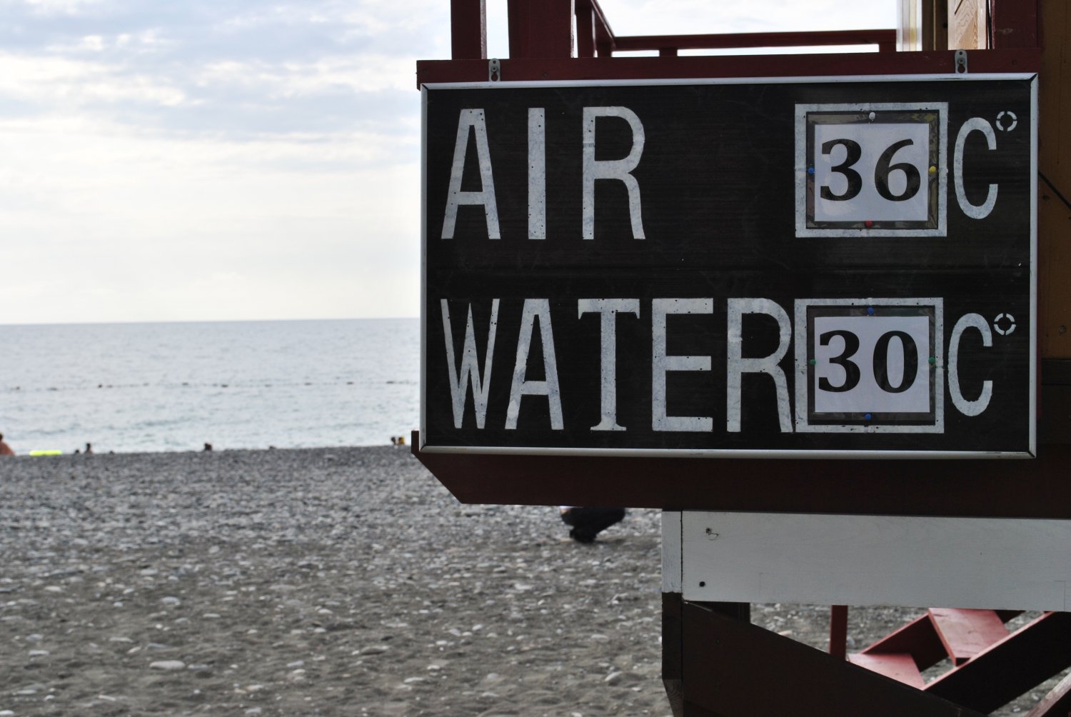Batumi, Gruzja. 
Mamy nadzieję, że Morze Czarne znowu będzie tak ciepłe!