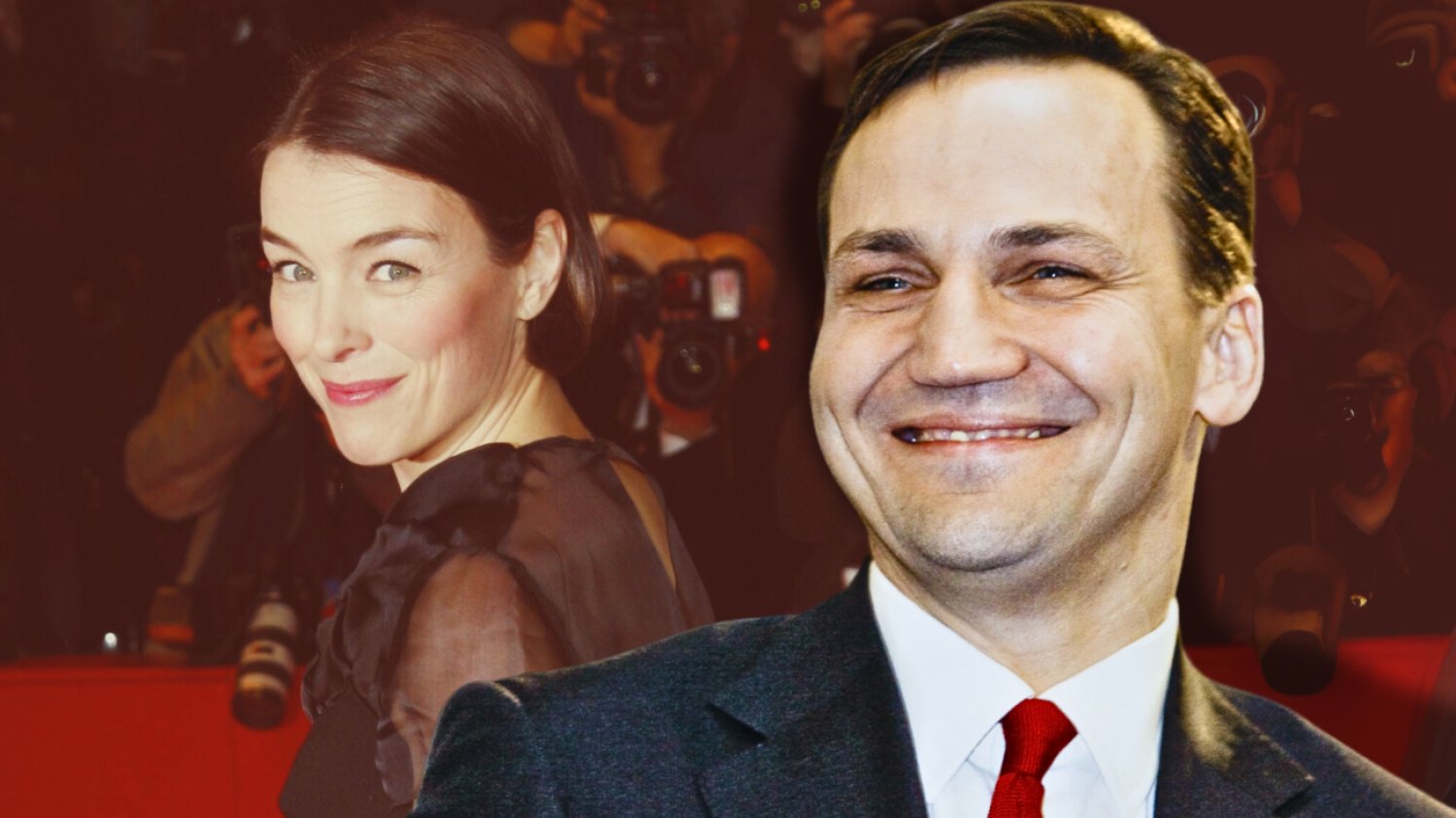 Olivia Williams była pierwszą miłością Radosława Sikorskiego. Olivia Williams i Radek Sikorski.