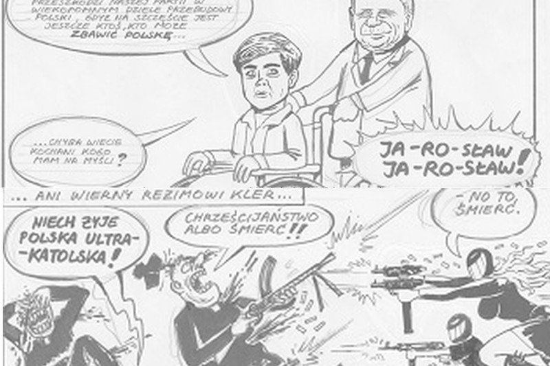 Rysownik zbiera pieniądze na wydanie komiksu o rządach PiS i Kukiza