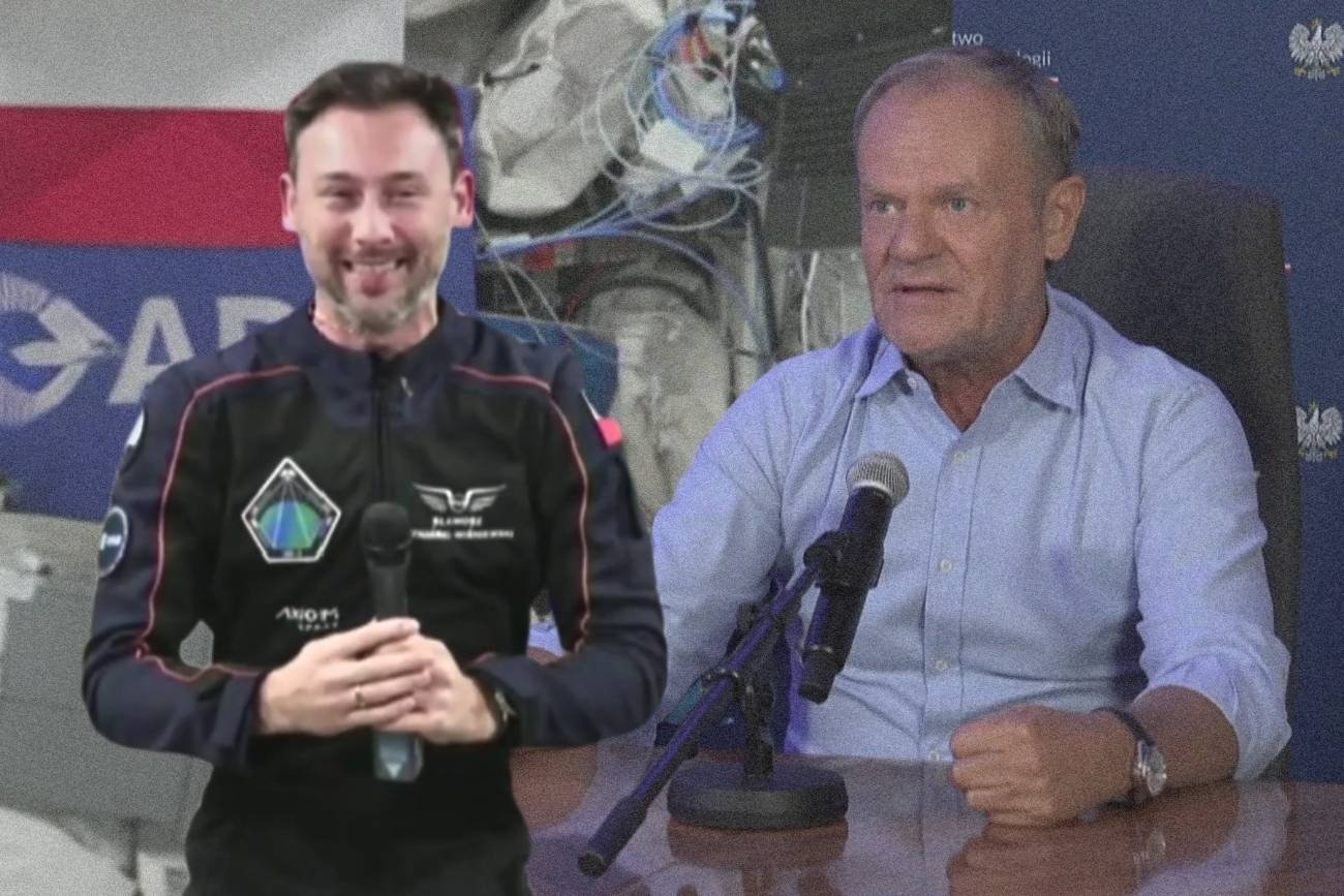 Tusk połączył się z Uznańskim-Wiśniewskim. Rozmawiali o przeżyciach z kosmosu i nie tylko