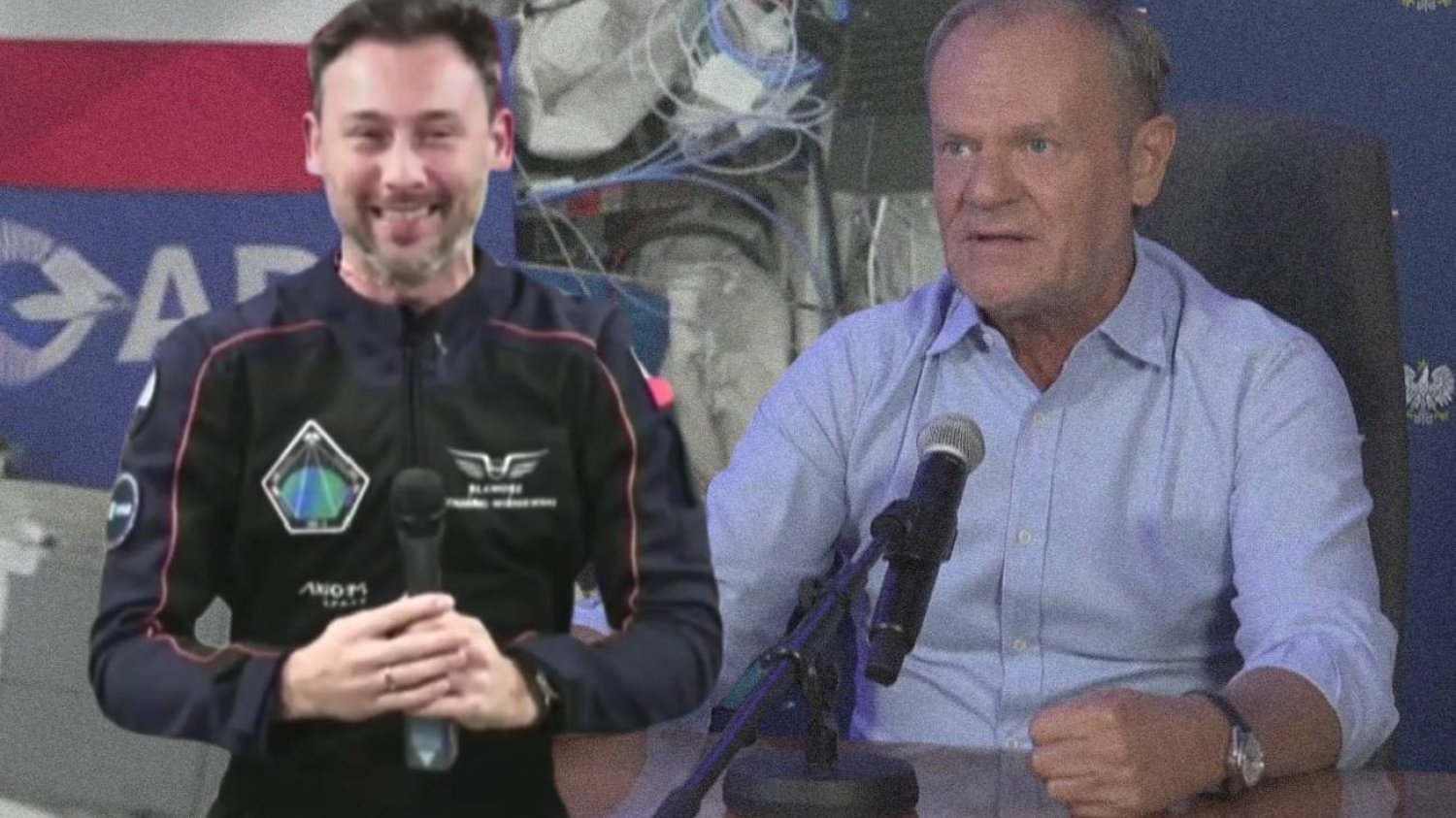 Donald Tusk połączył się ze Sławoszem Uznańskim-Wiśniewskim.