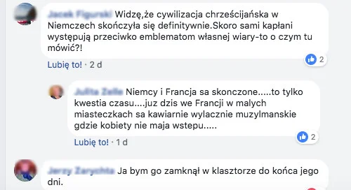 Komentarze internautów.