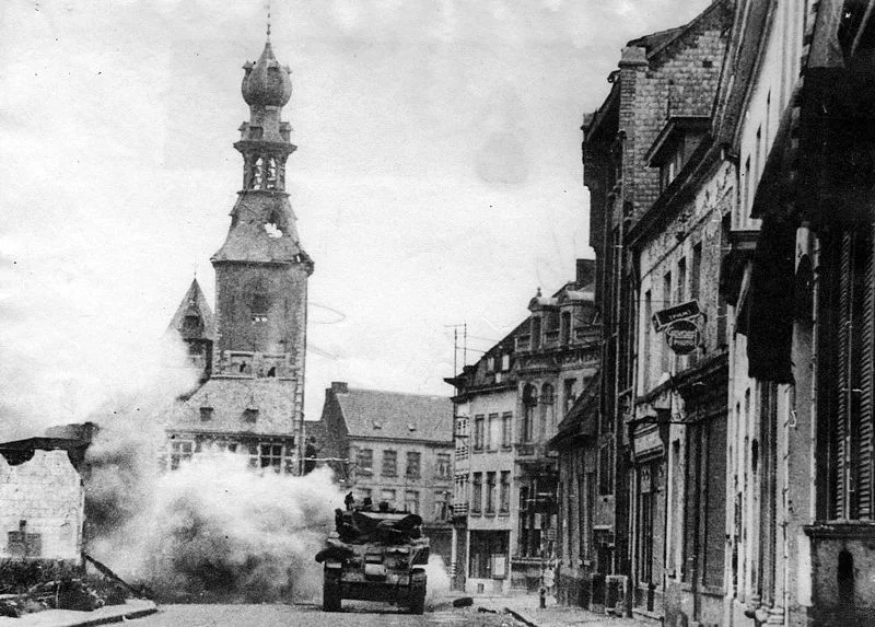 Walki uliczne w Tielt.