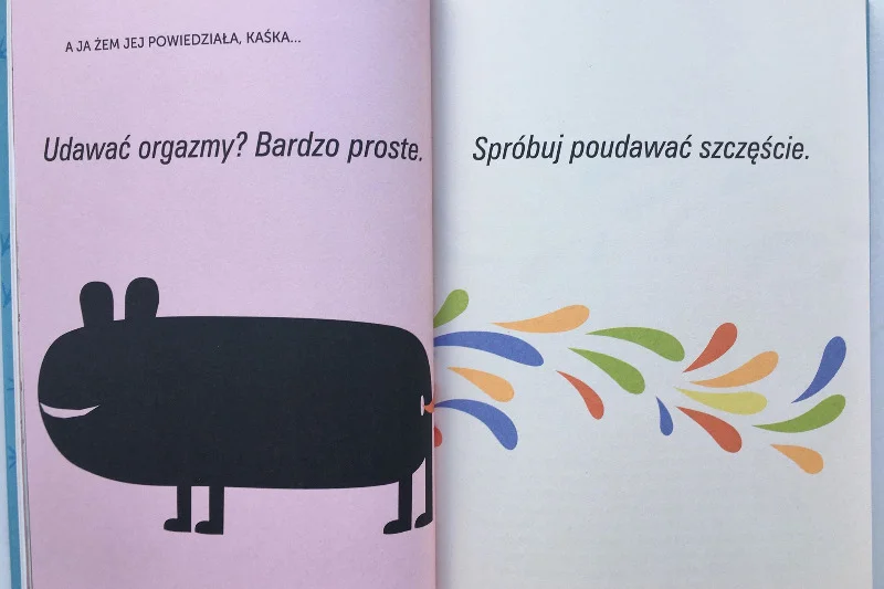 Zarówno w krótkiej formie jak i w dłuższych tekstach, które po nich następują, Nosowska trafia w punkt.