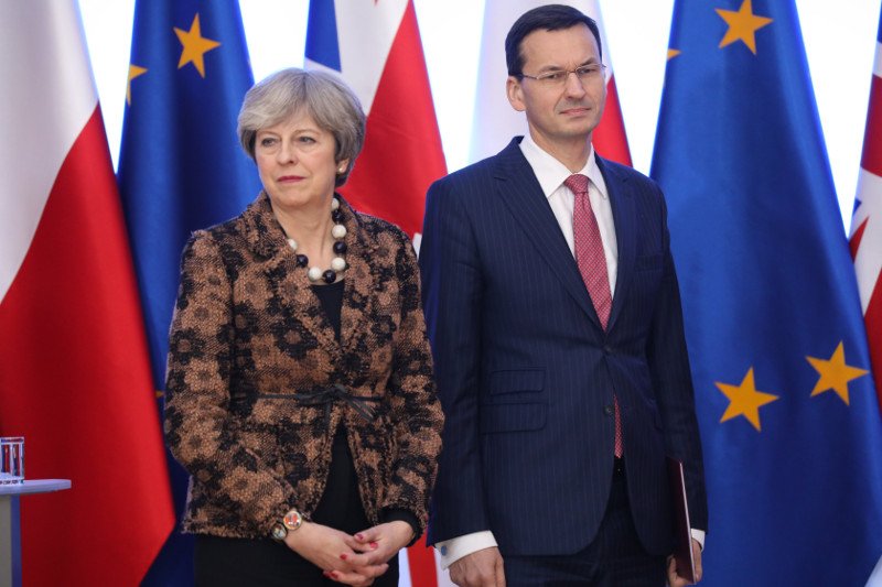 Theresa May zapewniła Polaków mieszkających na stałe na terytorium Wielkiej Brytanii, że mogą zostać.