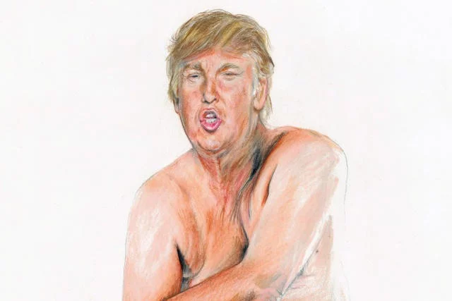 Znienawidzony Trump i jego penis robią furorę