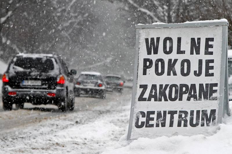 wjazd do Zakopanego