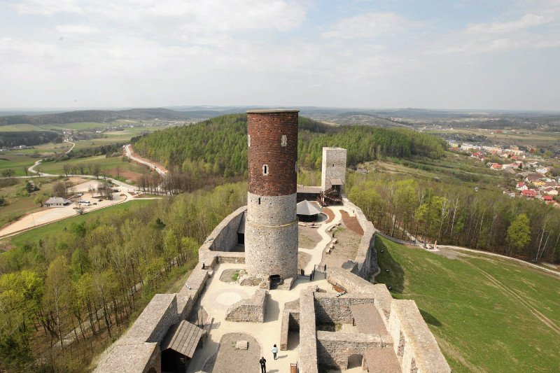 Zamek w Chęcinach po rewitalizacji.