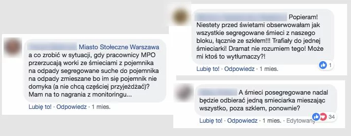 Nawet jak ktoś się stara segregować, to jego trud często idzie na marne