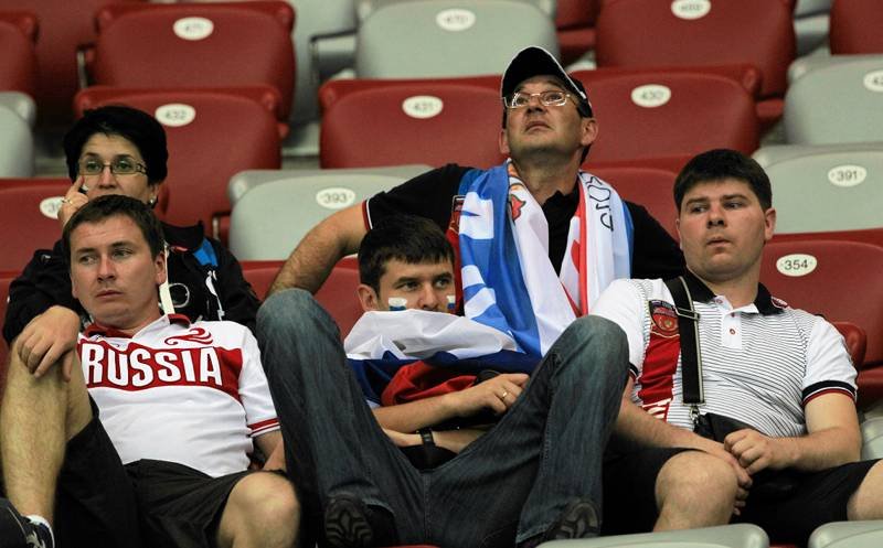 Rosyjscy kibice są w podobnym nastroju, co my.