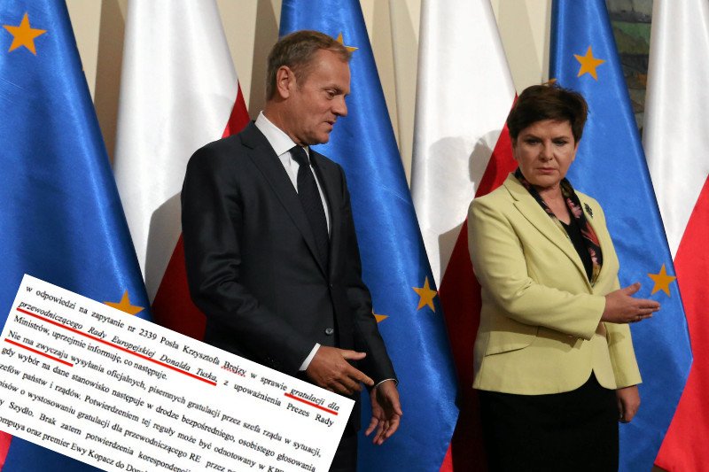 Kempa oficjalnie wyjaśnia, dlaczego Szydło nie pogratulowała Tuskowi. A przy okazji... pogrąża Waszczykowskiego.