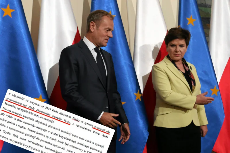 Kempa oficjalnie wyjaśnia, dlaczego Szydło nie pogratulowała Tuskowi. A przy okazji... pogrąża Waszczykowskiego.