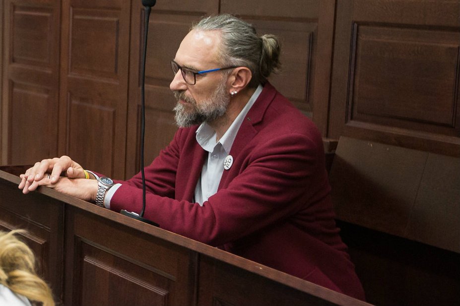 Mateusz Kijowski stanął 26 czerwca przed sądem w Pruszkowie.