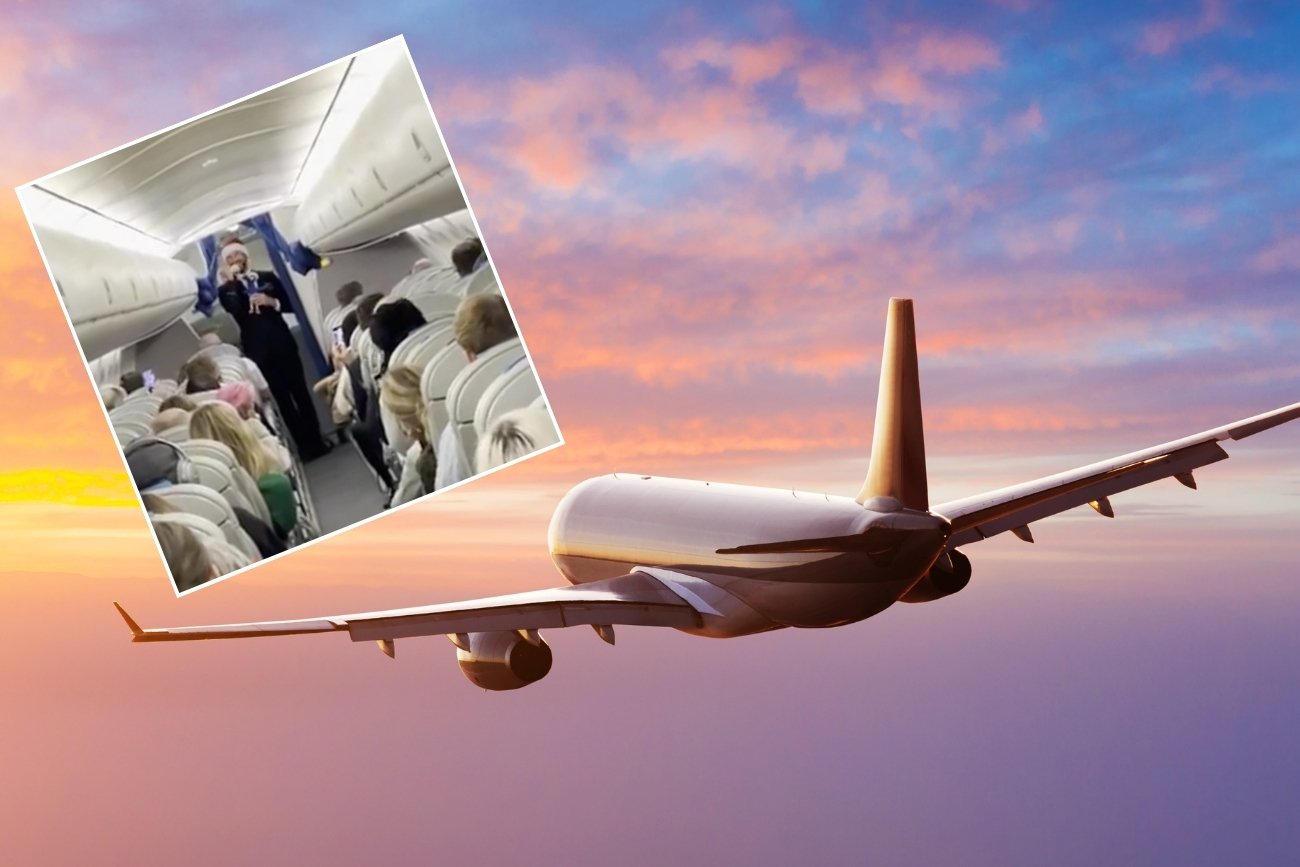 Pracownik PLL LOT wykonał w trakcie lotu świąteczną piosenkę oraz taniec