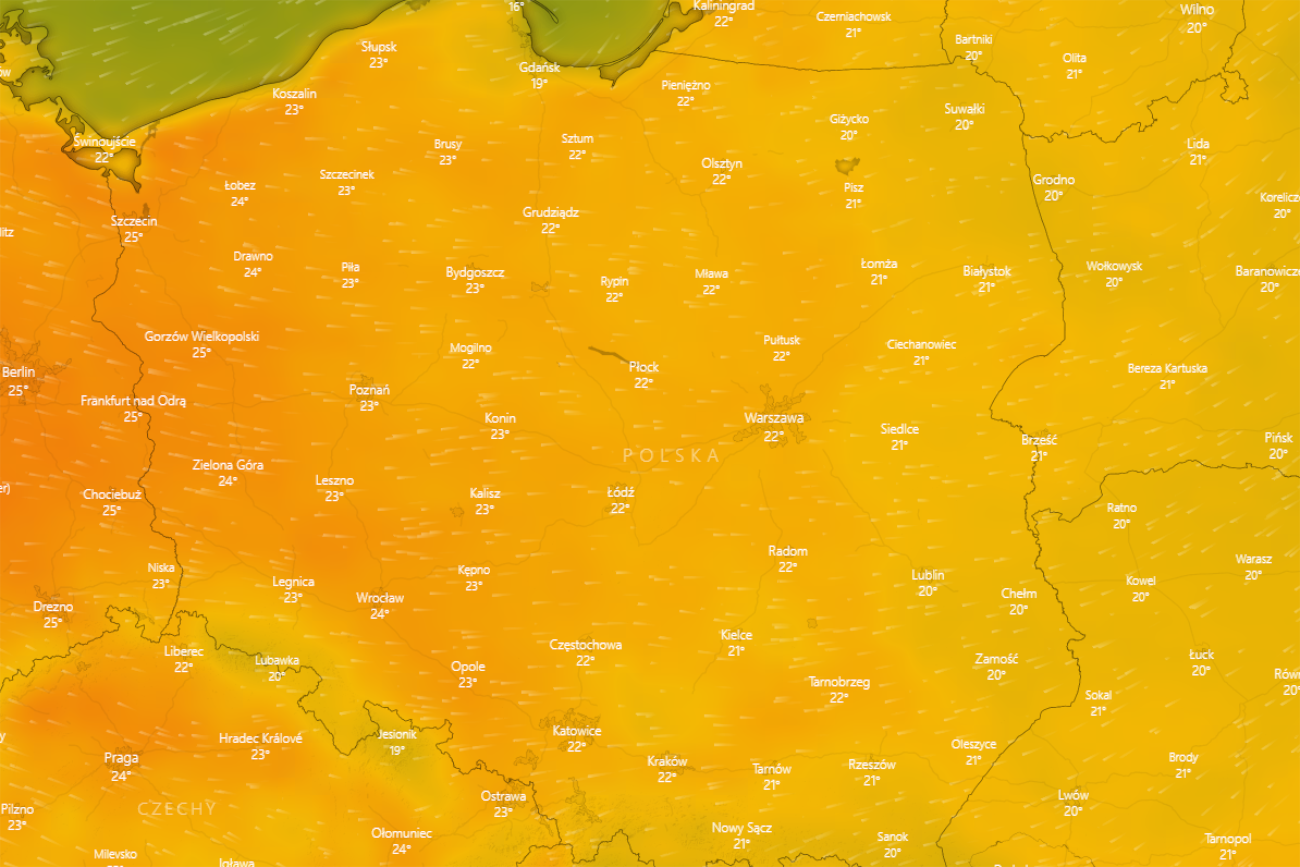 Pogoda na weekend. Nawet do 27 stopni, burze na południu Polski
