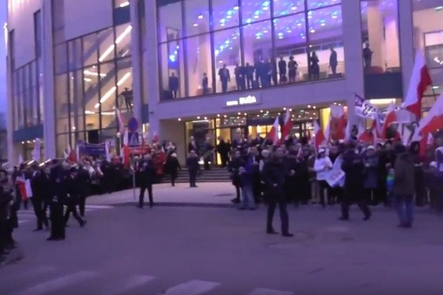 Wczorajsze demonstracja w Gdyni.