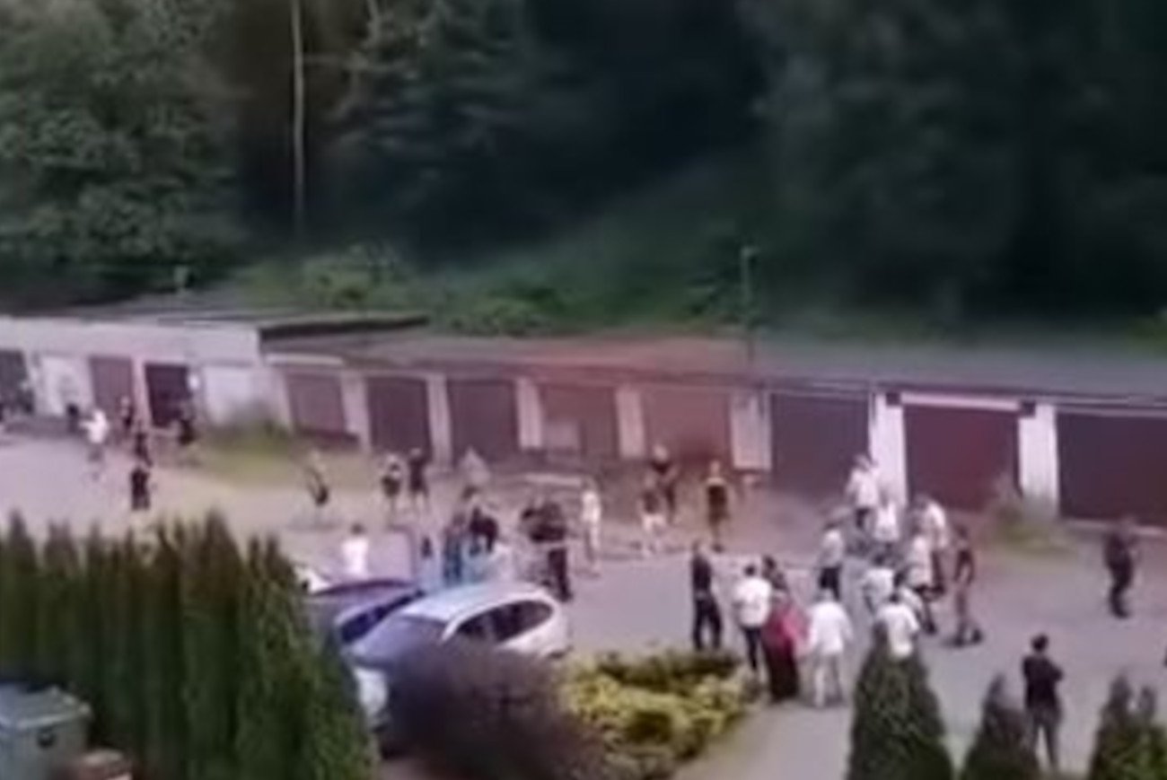 Bójka Polaków i Romów w Mielcu [WIDEO]