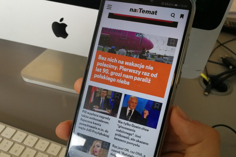 Nowa wersja strony mobilnej naTemat.pl.