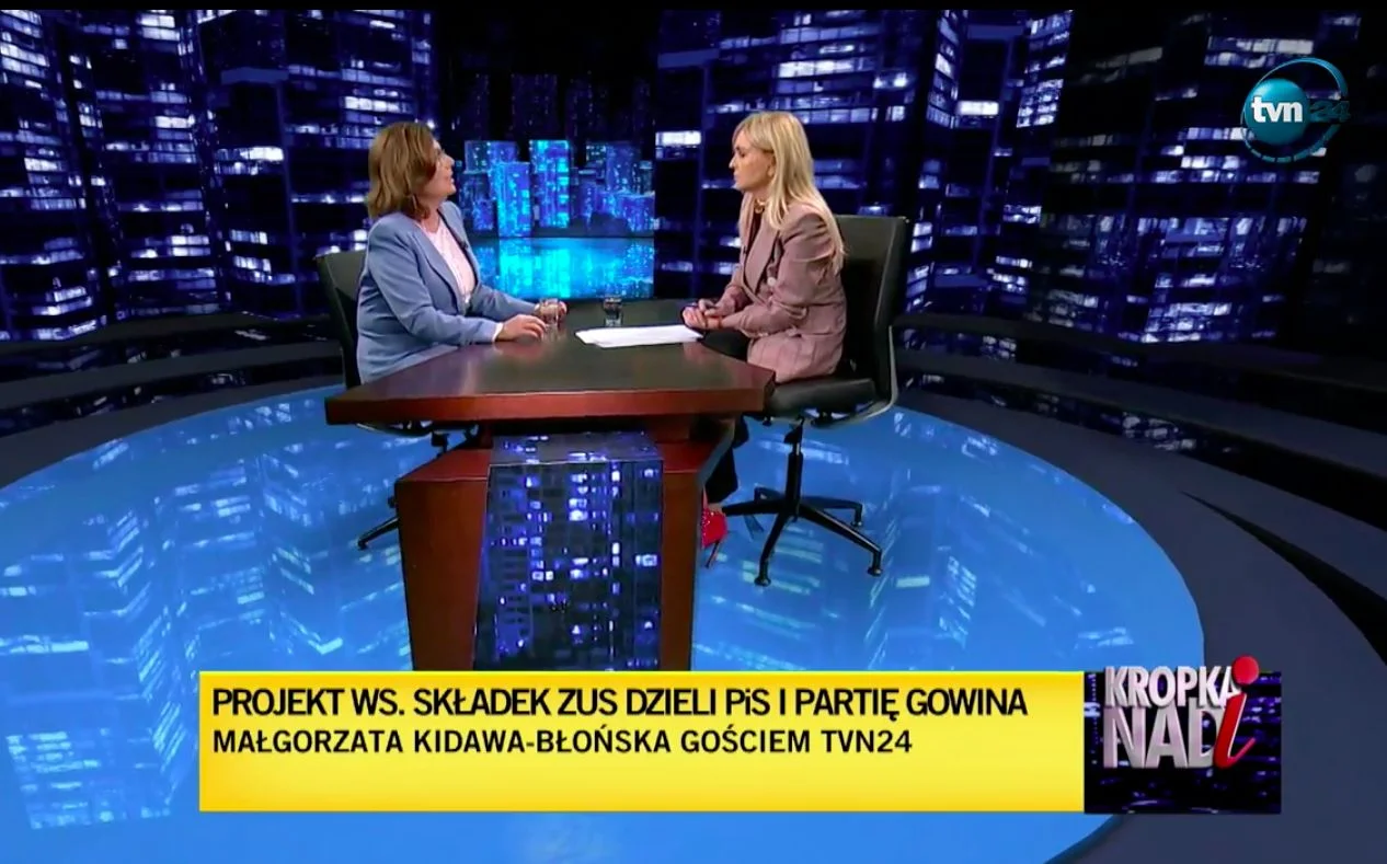 Awantura o wypowiedź Małgorzaty Kidawy-Błońskiej