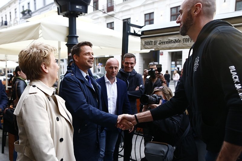 Wizytę w Łodzi Rafał Trzaskowski może zapisać jako kolejny udany punkt w kampanii wyborczej.