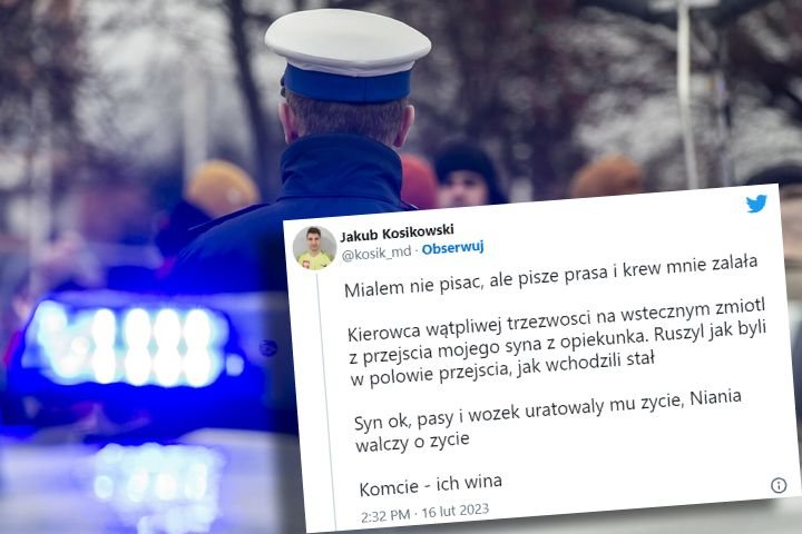 Niania z dzieckiem potrącona w Lublinie. Kierowca kłamał, że zemdlała