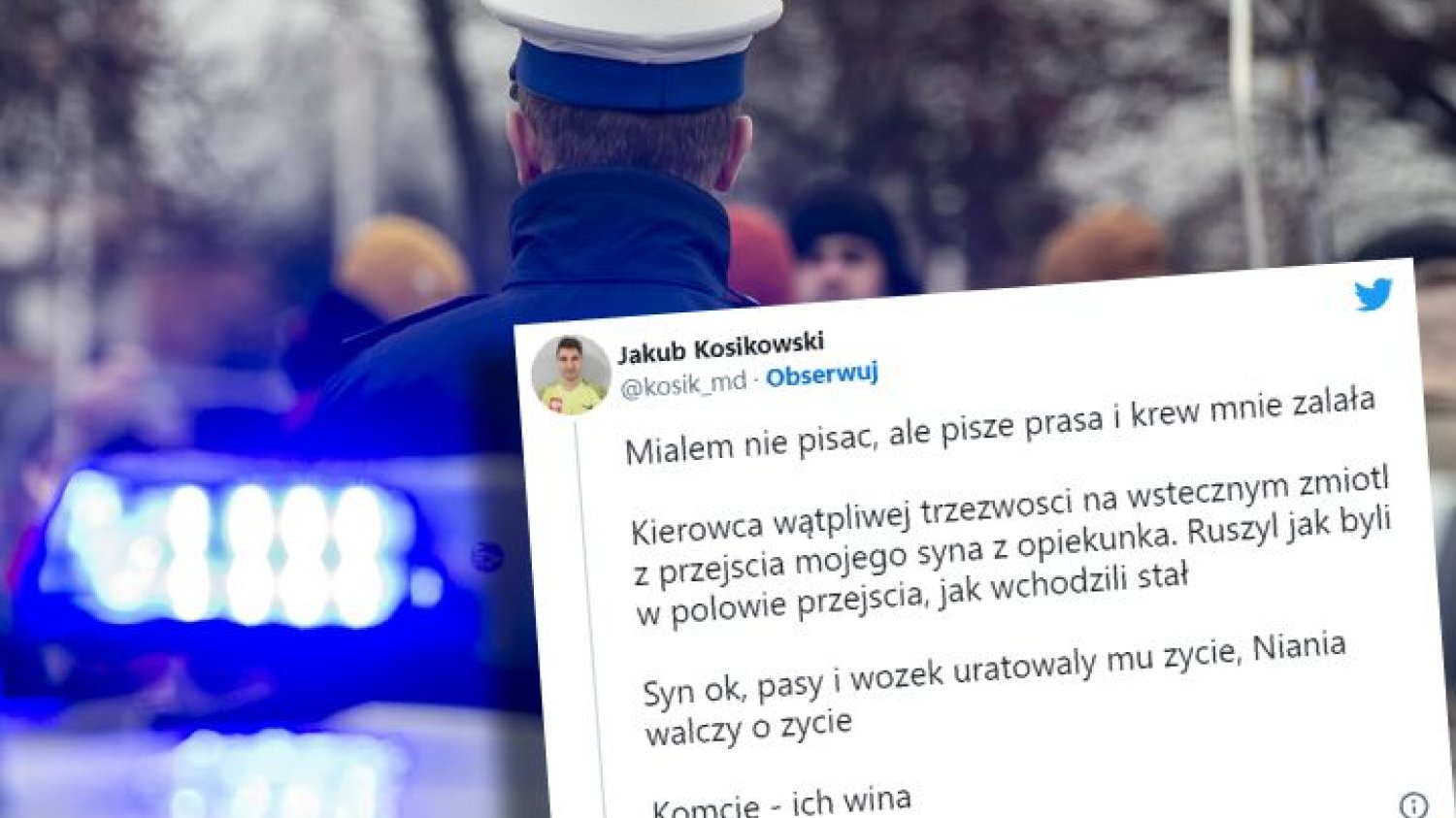 Niania z dzieckiem potrącona w Lublinie. Kierowca kłamał, że zemdlała