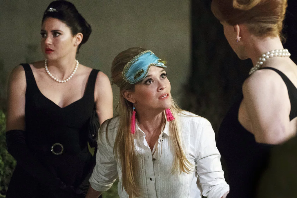 Wielkie kłamstewka, Big little lies Shailene Woodley, Reese Witherspoon i Nicole Kidman w serialu "Wielkie kłamstewka"
