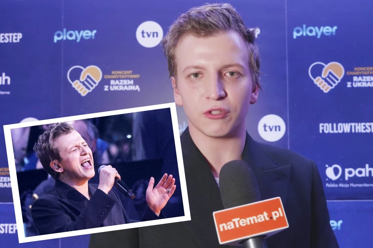 Musiałowski popłakał się, schodząc ze sceny koncertu "Razem z Ukrainą". Aktor ma ważny apel