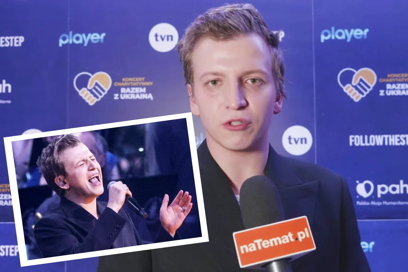 Musiałowski popłakał się, schodząc ze sceny koncertu "Razem z Ukrainą". Aktor ma ważny apel