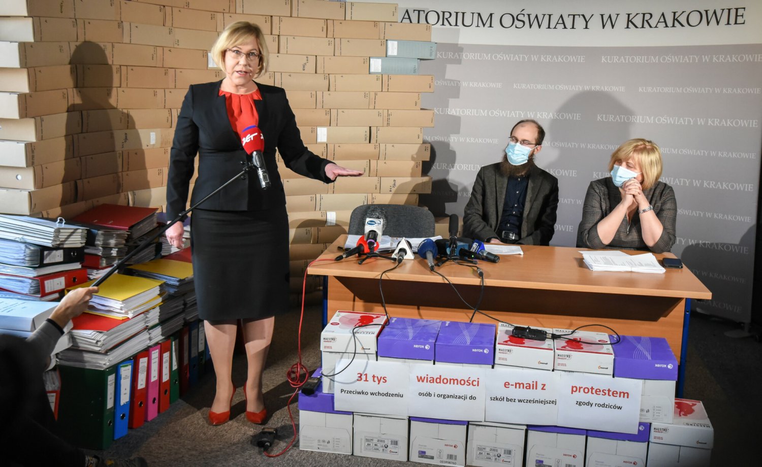 Konferencja kurator Barbary Nowak