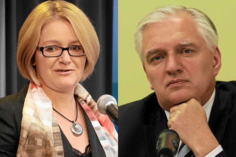 Agnieszka Kozłowska - Rajewicz i Jarosław Gowin