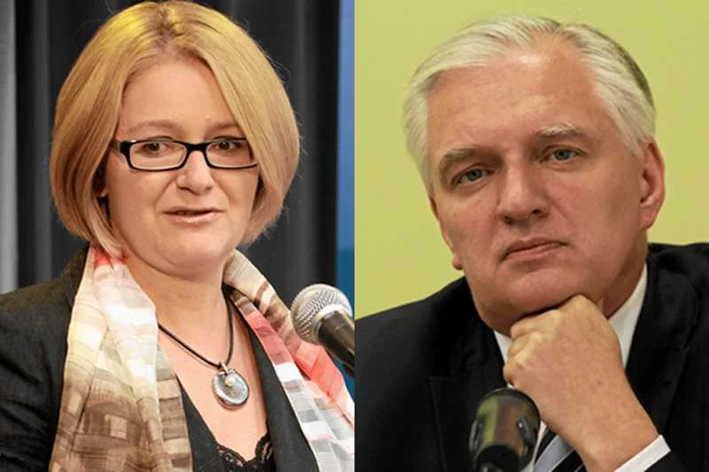 Agnieszka Kozłowska - Rajewicz i Jarosław Gowin