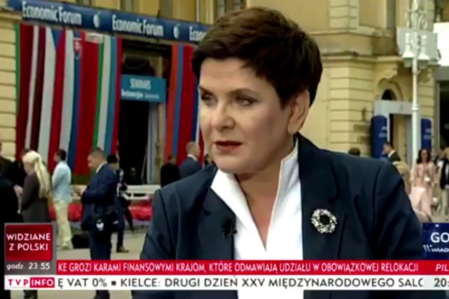 Beata Szydło ostro skrytykowała sytuację we Francji i w Niemczech.